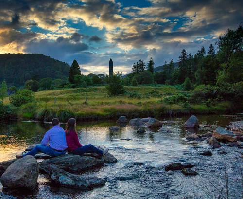 View Of Glendalough